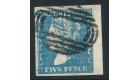 SG43a. 1859 2d Blue. Superb used...