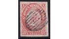 SG23. 1861 1/- Rose-lake. Superb used...