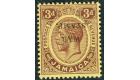 SG72aa. 1916 3d Purple/lemon. 'Overprint Inverted'. Superb fresh