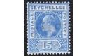 SG64a. 1906 15c Ultramarine. 'Dented Frame'. Superb fresh perfec