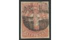 SG21. 1861 6 1/2d Rose-lake. Very fine used...