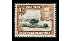 SG145ac. 1938 1/- Black and yellowish brown. 'Mountain retouch'.