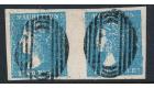 SG44a. 1859 2d Pale blue. 'Heavy retouch to neck'. Superb pair..
