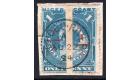 SG58. 1894 1/2 on half of 1d Pale blue. 'Bisect'. Two very...