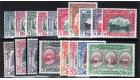 Bahawalpur. SG19-32,35-38. 1948. Both sets Post Office fresh U/M