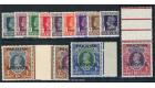 SG O1-O13. 1947 Set of 13. Brilliant U/M mint...