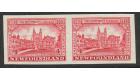 SG239a. 1933 4c Carmine 'Imperforate Pair'. Brilliant U/M...