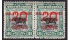 SG269a. 1922 20c on 18c Blue-green. Stop after 'EXHIBITION'...
