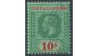 SG35. 1924 10/- Green and red. Superb fine used...