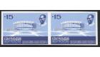 SG598 Variety. 1973 15c Light cobalt and deep grey-blue. 'Imperf