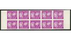 SG D25a. 1980 5c Bright reddish violet. 'Imperforate' block of 1
