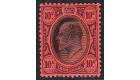 SG271. 1907 10/- Black and purple/red. Superb fresh mint...
