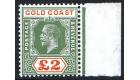SG102. 1921 £2 Green and orange. Brilliant fresh mint marginal.