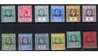 SG71s-84s. 1913 Set of 12. 'SPECIMEN'. Very fine fresh mint...