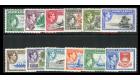 SG43-54. 1939 Set of 12. Brilliant U/M mint...