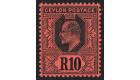 SG300. 1910 10R Black/red. Brilliant fresh U/M mint...