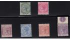 SG8-13. 1886 Set to 6d., superb fresh mint...