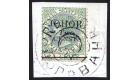 SG17a. 1891 2c on 24c Green. "CENST" for "CENTS". Exceptional fi