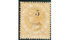 SG43. 1860 5c on 8c Orange. Superb well centred mint...