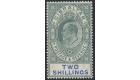 SG52. 1903 2/- Green and blue. Brilliant fresh perfectly centred