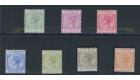 SG31-37. 1892 Set of 7. Superb fresh mint...