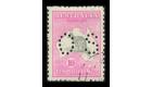 SG O51. 1915 10/- Grey and pink. 'O S'. Superb fine used...