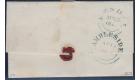 1840 1d Greyish black. Plate 11. Lettered B-J. Brilliant cover..