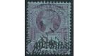 SG4a. 1887 40pa on 2 1/2d Purple/blue. 'Surcharge Double'. Super