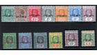 SG86s-102s. 1921 Set of 13. 'SPECIMEN'. Very fine mint...