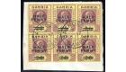SG69. 1906 1/2d on 2/6 Purple and brown/yellow. Superb fine used