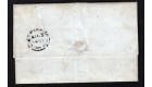 SG5. 1851 12c Blue. Remarkable example on folded letter...