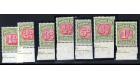 SG D112-D118. 1938 Set of 7. Brilliant U/M marginal mint...