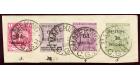 SG3,4,5,10. 1900 All exceptionally fine used on piece...