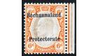 SG F1. 1910 6d Black and brown-orange. Superb fresh mint margina