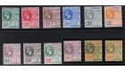 SG259-269. 1913 Set of 11 (plus 96c shade). Superb fresh mint...