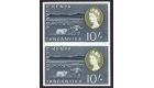 SG197a. 1960 10/- Blackish green and olive-green. 'Imperforate P