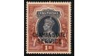 CHAMBA. SG O68. 1940 1r Grey and red-brown. 'Official'. Superb U