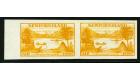 SG231a. 1933 Air 10c orange-yellow. 'IMPERFORATE HORIZONTAL PAIR
