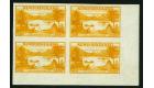 SG231a. 1933 10c Orange-yellow. 'Imperforate Pair'. Fantastic...