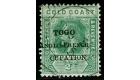 SG H34e. 1915 1/2d Green 'CUPATION' for 'OCCUPATION'. Used...