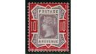 SG210a. 1887 10d Dull purple and deep dull carmine. Superb fresh