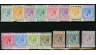 SG85-99. 1921 Set of 15. Superb fresh mint...