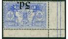 SG42a. 1924 5d on 2 1/2d Ultramarine. 'Surcharge Inverted'. Supe