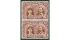 SG176. 1910 6d Brown and mauve. 'Perforation 15'. A very fine mi