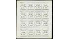 SG55-55a. 1896 1a Black. Complete sheet...