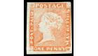 SG12. 1854 1d Red. Intermediate Impression. A magnificent unused