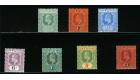 SG118-124. 1906 Set of 7. Superb fresh mint...