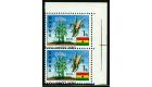SG541a. 1969 1np Multicoloured. 'Overprint Inverted'. U/M corner