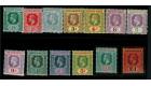 SG40-52. 1912 Full set of 12. Superb fresh mint...