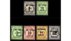 SG JD28-JD33. 1942 Set of 6. All superb used...